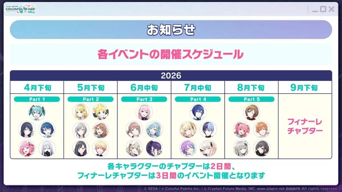 新ワールドリンク日程