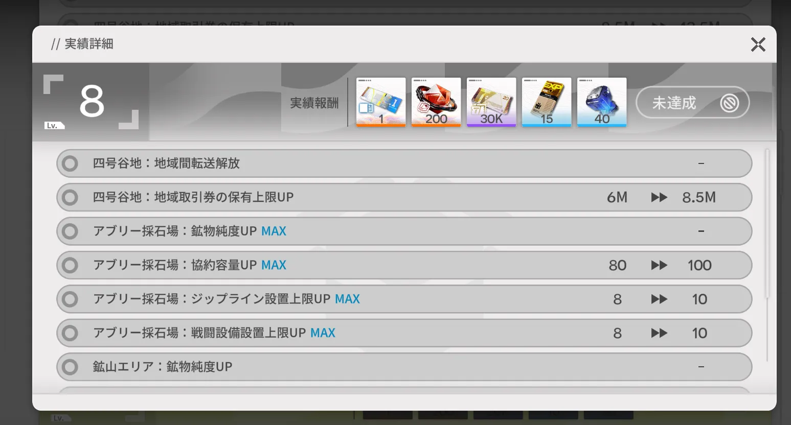 エンドフィールド地域建設レベル5