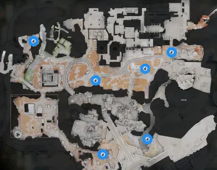 エネルギー高地の密集鉱物スポット