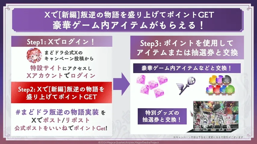 Xでも記念キャンペーン開催