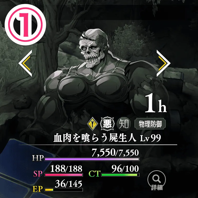 血肉を喰らう屍生人