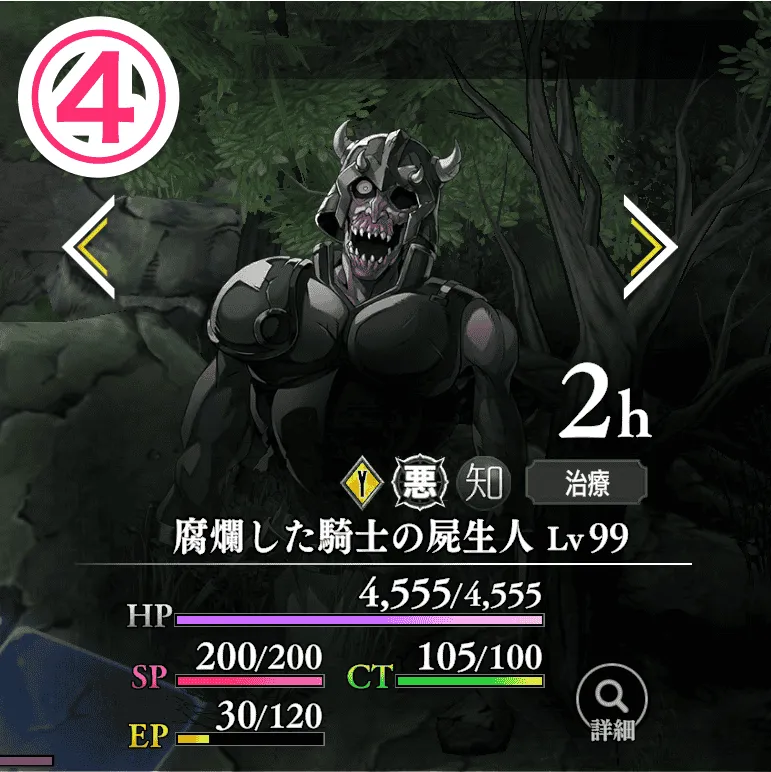 腐爛した騎士の屍生人