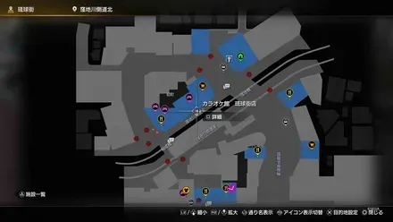 カラオケ館のマップ