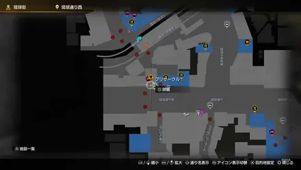 カラオケ館のマップ