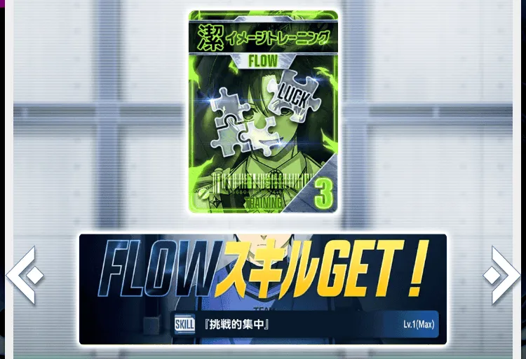 FLOWカードがあればFLOWスキルを獲得可能