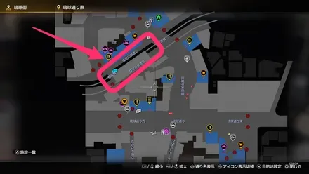 鉄仮面金城マップ