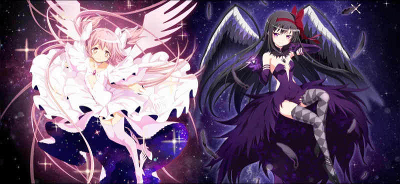 アルティメットまどか＆悪魔ほむらの画像