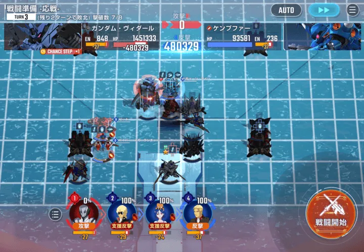 スウェーでヴィダールの攻撃を無効化