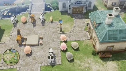 司会の目の前に立っている画像