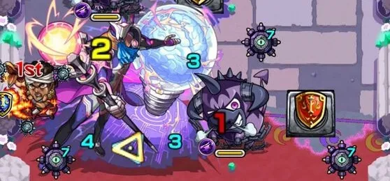 ボスの左上攻撃前に盾を回収