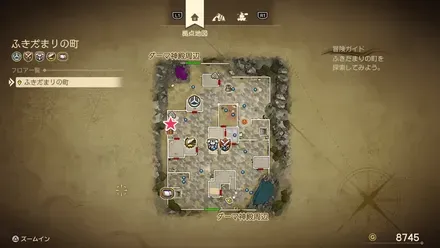 盗賊の鍵開けられる宝箱のマップ