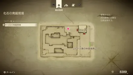 盗賊の鍵開けられる宝箱のマップ