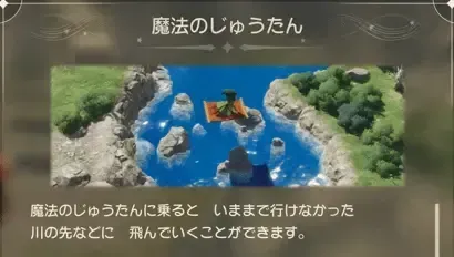 魔法のじゅうたんの使い方