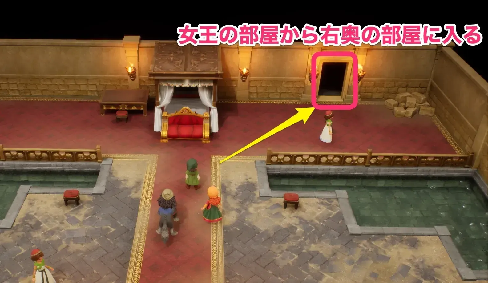 砂漠の城隠し部屋