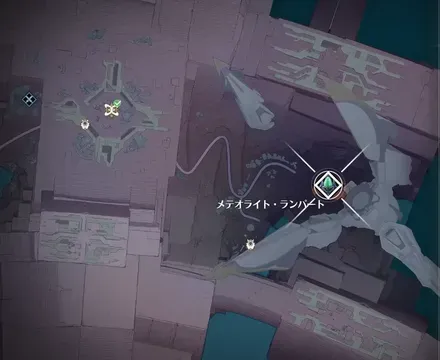 ドライブの機骸の出現場所