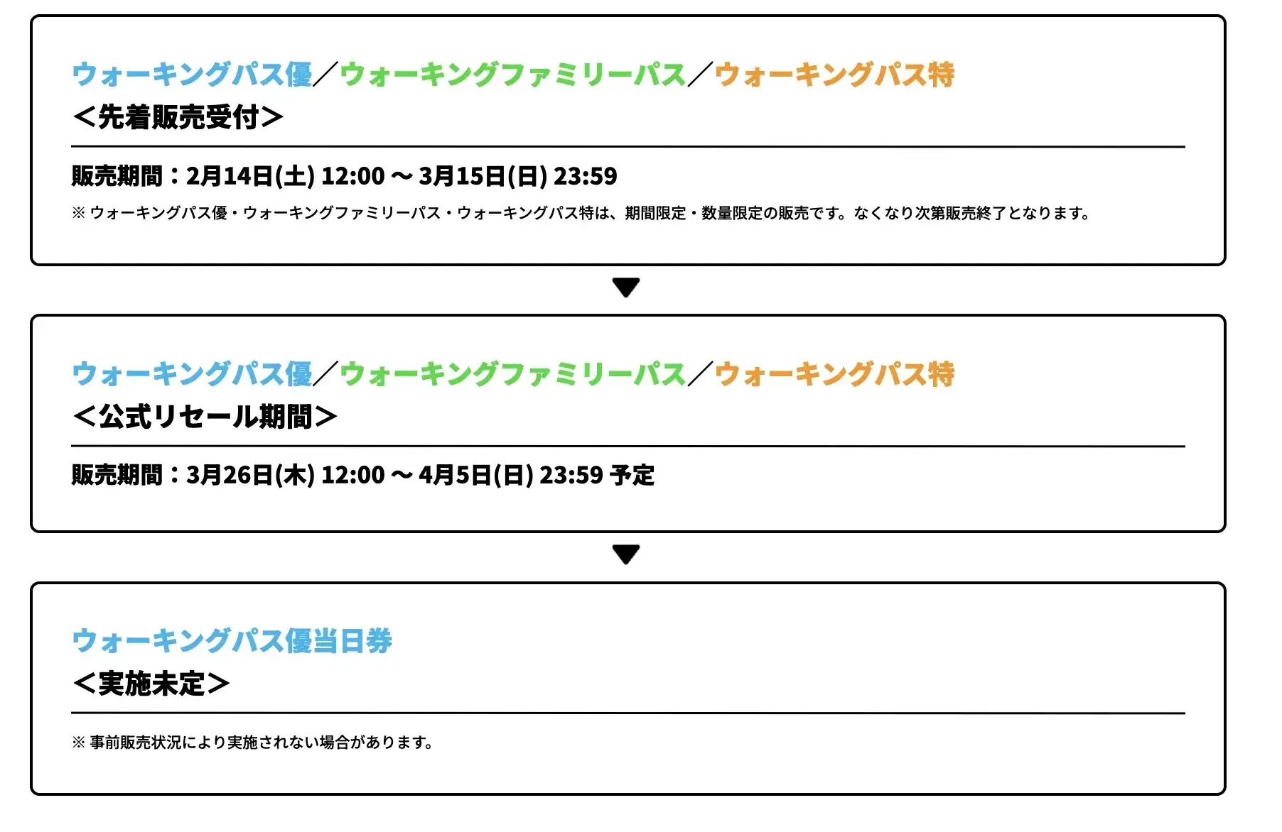 先着販売受付は2/14(土)〜3/15(日)まで