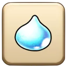 水色の雪つぶて