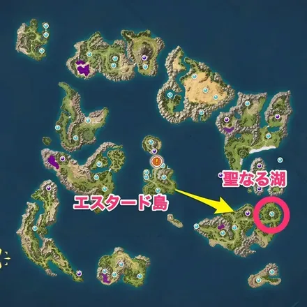 聖なる湖の場所