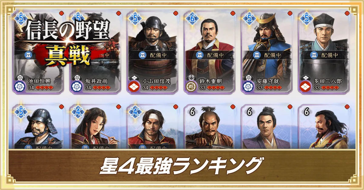 星4最強ランキング