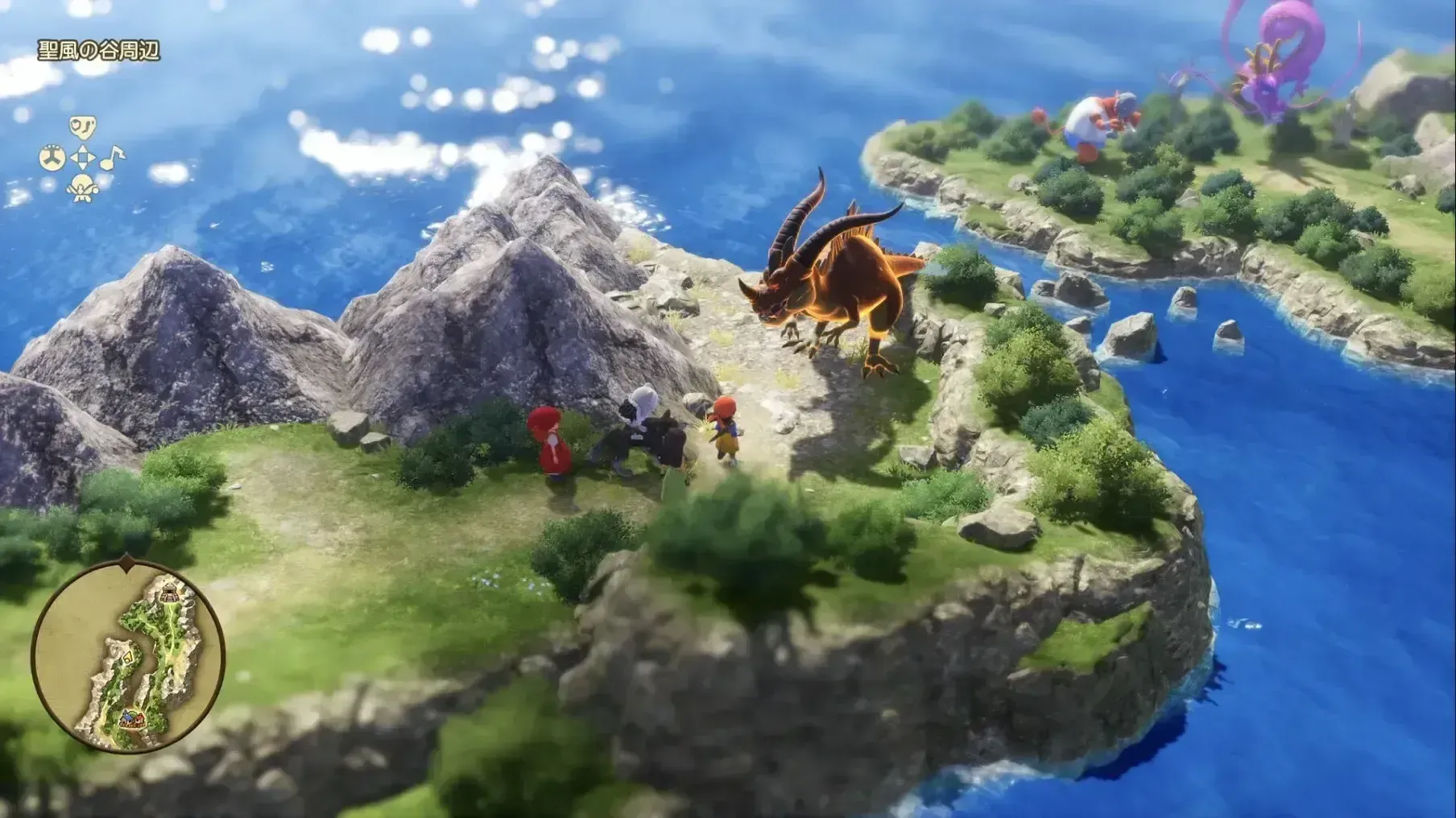 聖風の谷の北西にいるヘルジュラシック・強を倒す