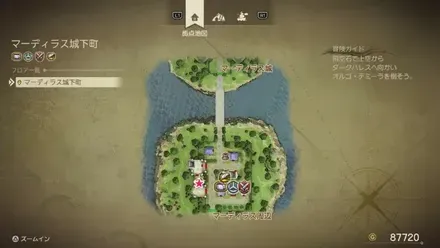 盗賊の鍵開けられる宝箱のマップ