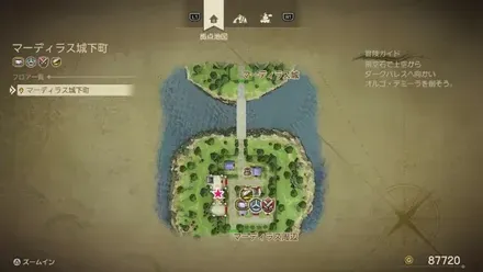 盗賊の鍵開けられる宝箱のマップ