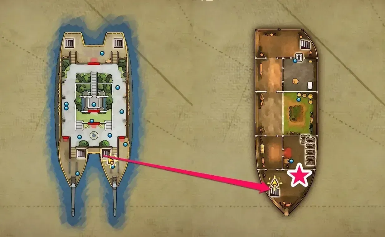 マールでドラゴーンのちいさなめだるマップ