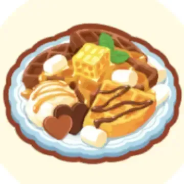 みつあつめチョコワッフルの画像