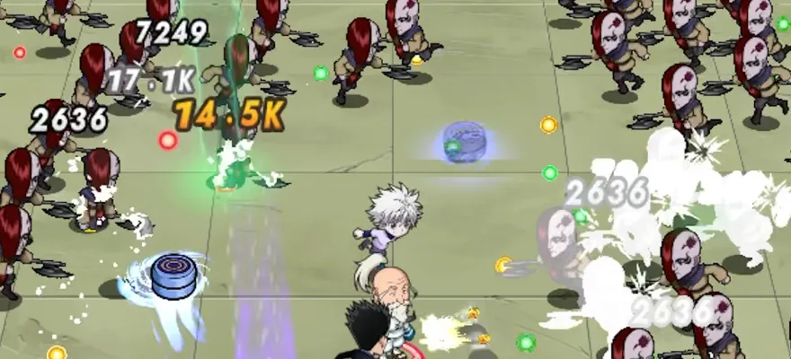 敵に囲まれている時