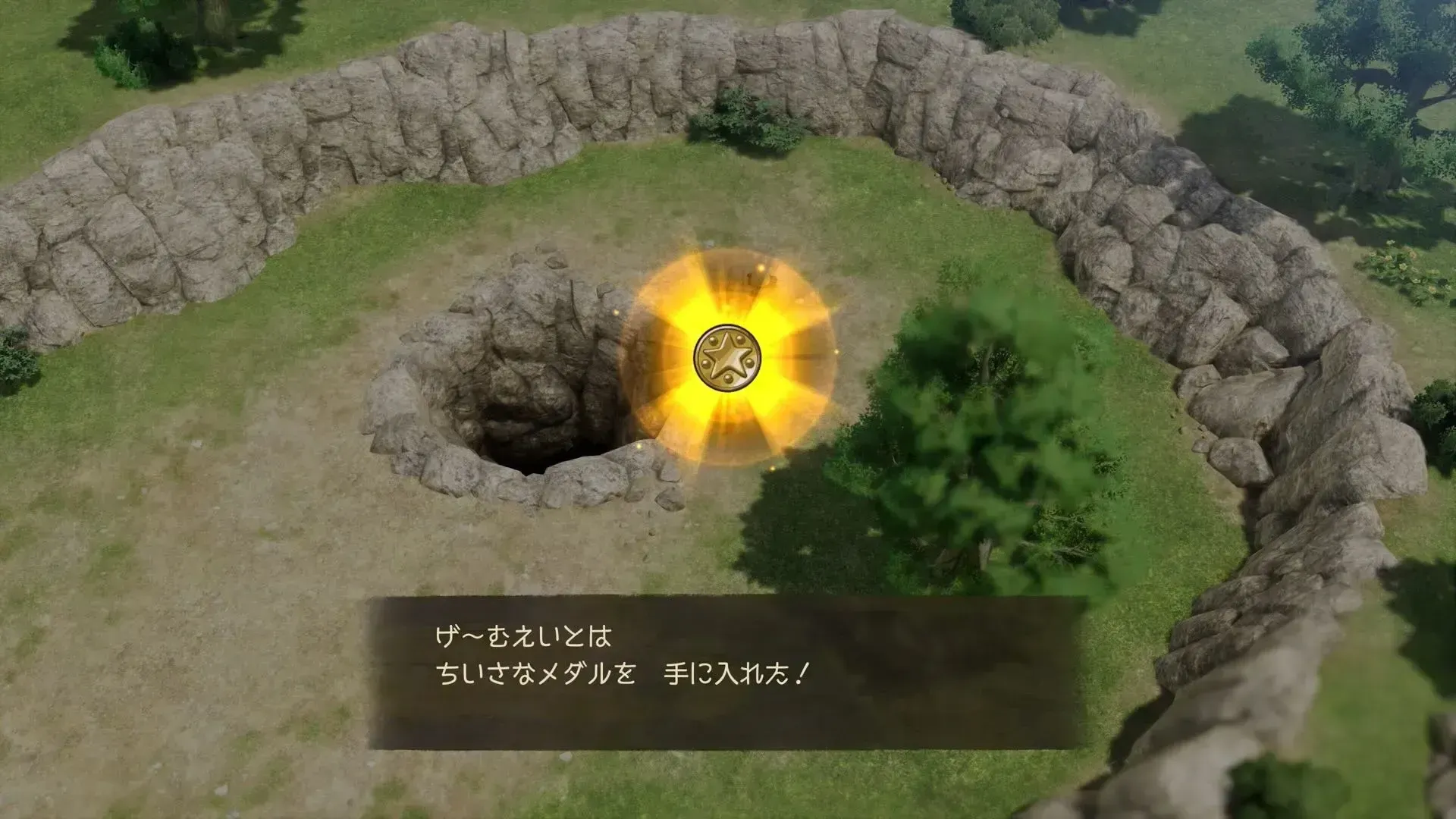 木立の丘小さなメダル