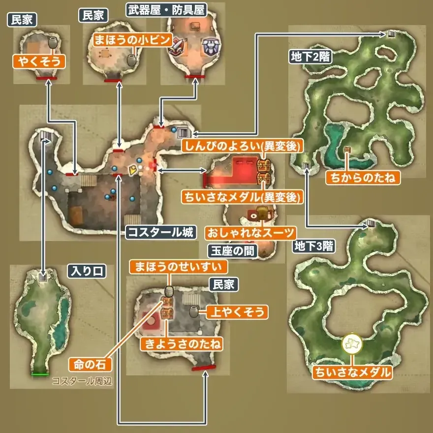 ドワーフ族の洞窟（コスタール城）画像_1