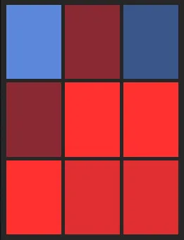 源田壮亮18（ROOKIE）のホット・コールドゾーン画像