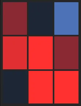 宗山塁25（ROOKIE）のホット・コールドゾーン画像