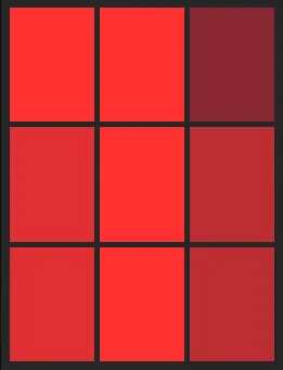 山田哲人14（ROOKIE）のホット・コールドゾーン画像