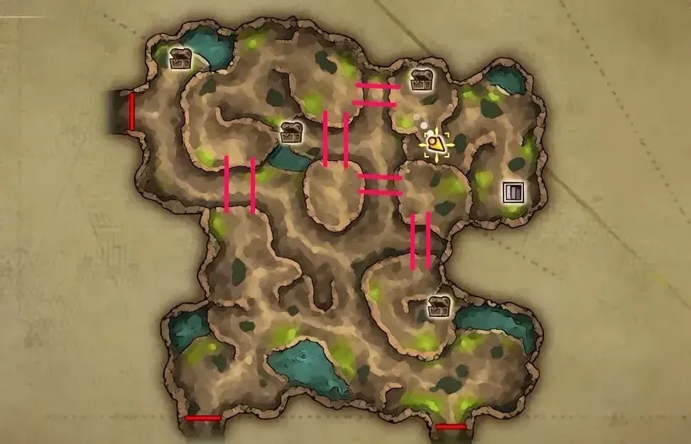 死地洞窟見えない橋