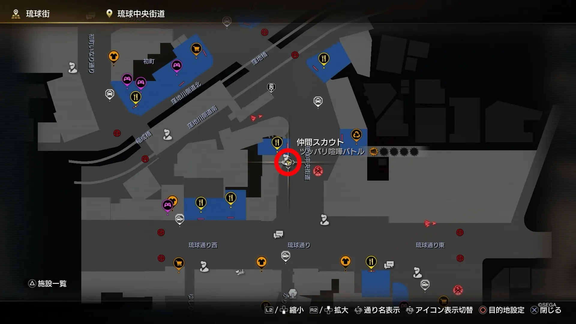 切り込み隊長ヨーコのマップ