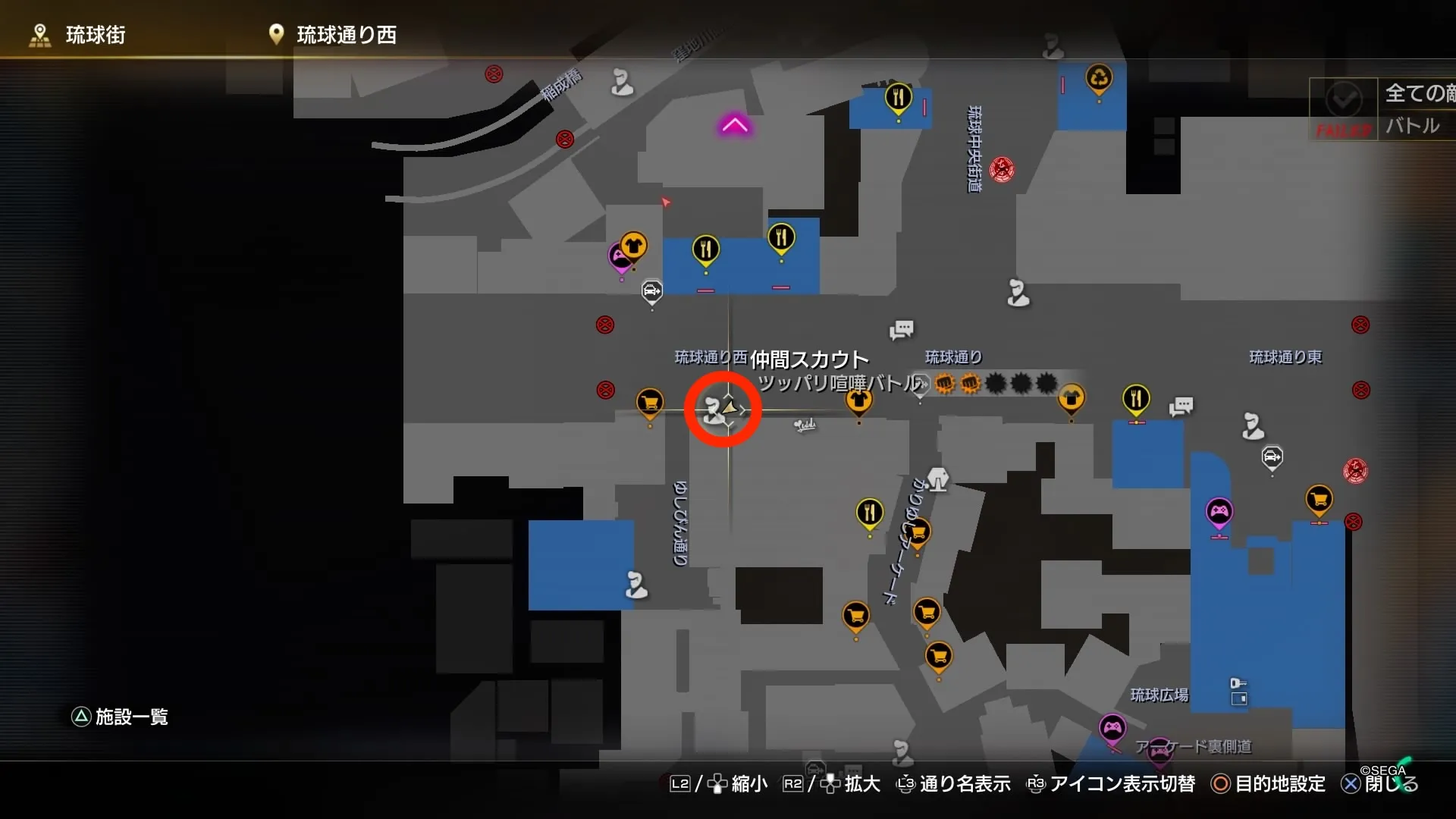 しのぶのマップ