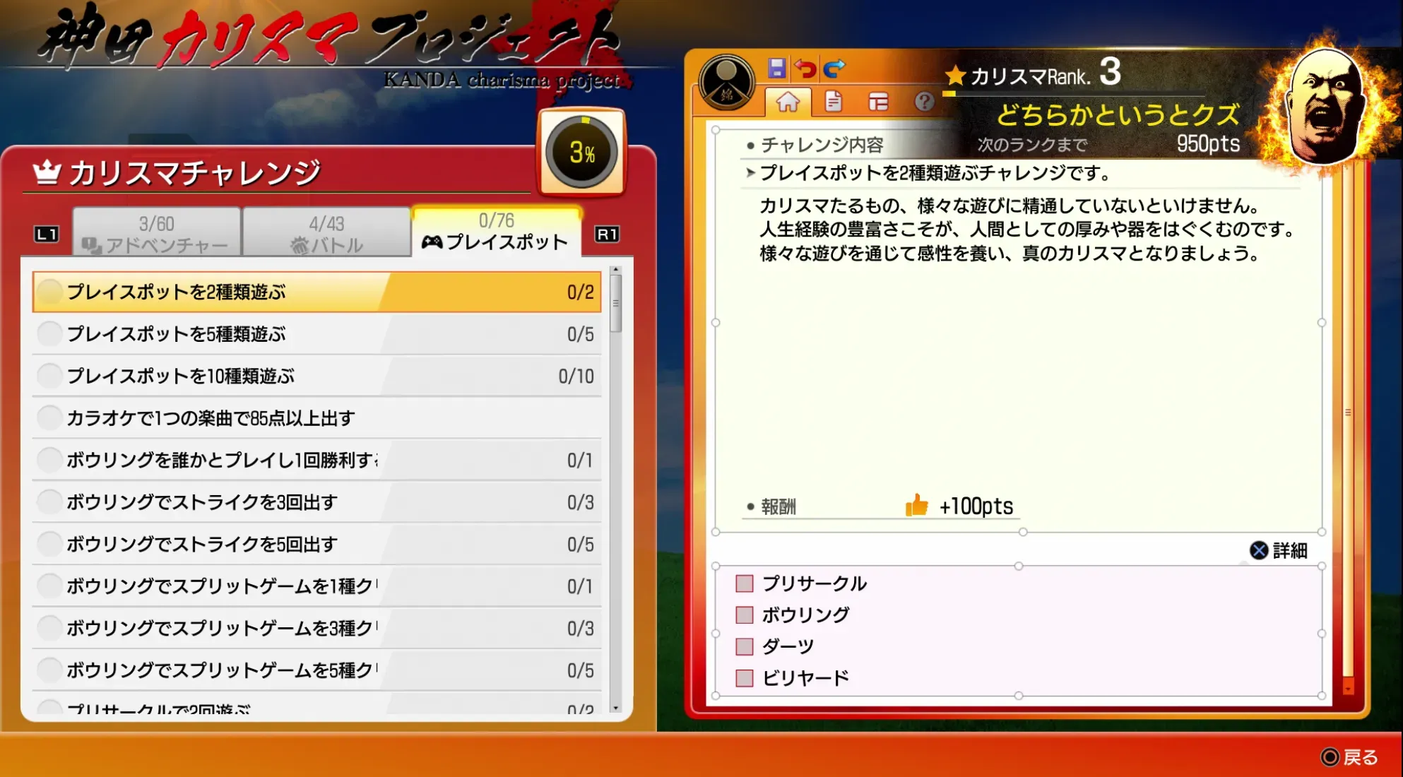 カリスマチャレンジ