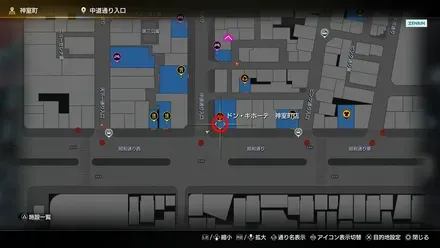 ドン・キホーテ神室町店のマップ