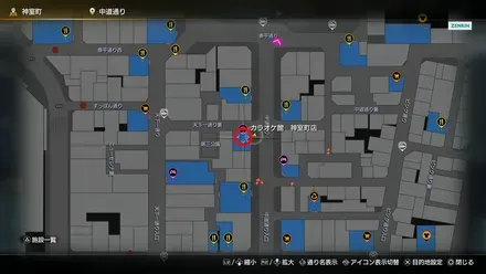 カラオケ館神室町店のマップ