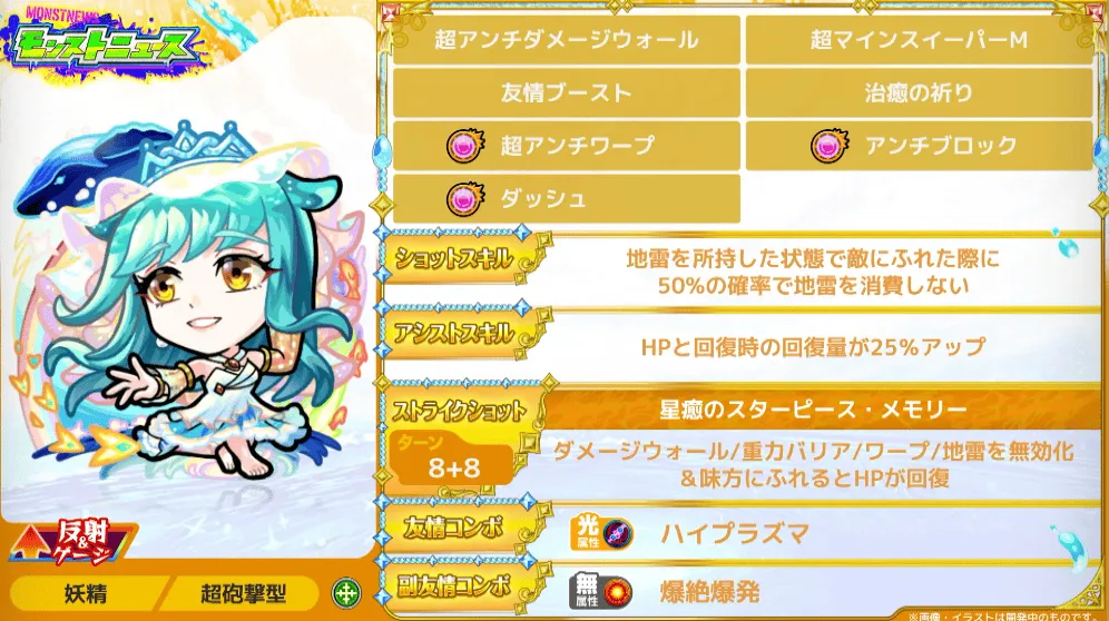 キスキルリラ  ステータス