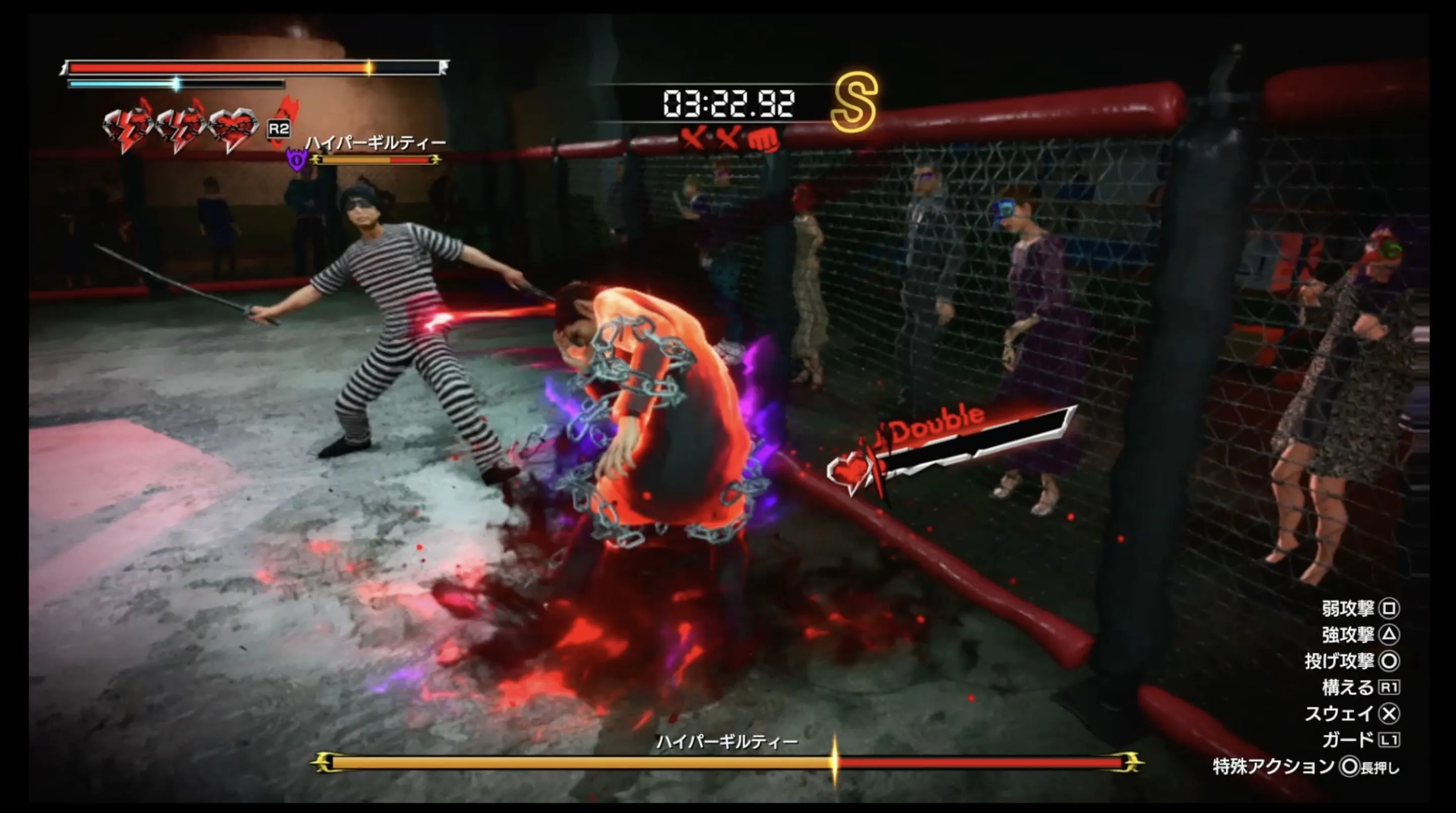 3戦目の敵は闇覚醒でガードを崩す