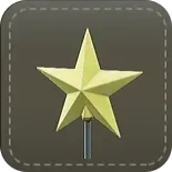 アンテナ：スター（イエロー）画像