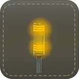 アンテナ：ライトアップ（イエロー）