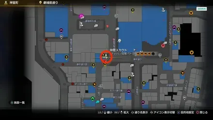 六代目ヘッドオニヅカのマップ