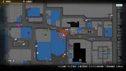 スケバンシスターズ姉ヨウのマップ