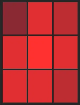 和田豊（1st）のホット・コールドゾーン画像