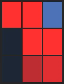 岡林勇希（1st）のホット・コールドゾーン画像