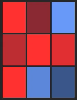 J.オスナ（1st）のホット・コールドゾーン画像