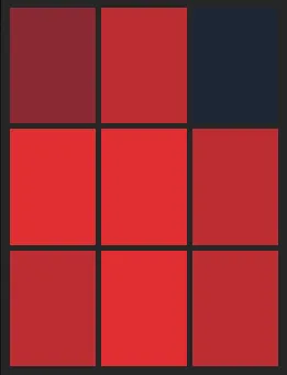 小関竜也（1st）のホット・コールドゾーン画像